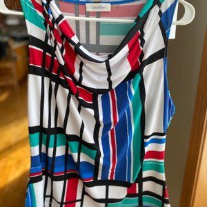 sleeveless shell tank top Medium